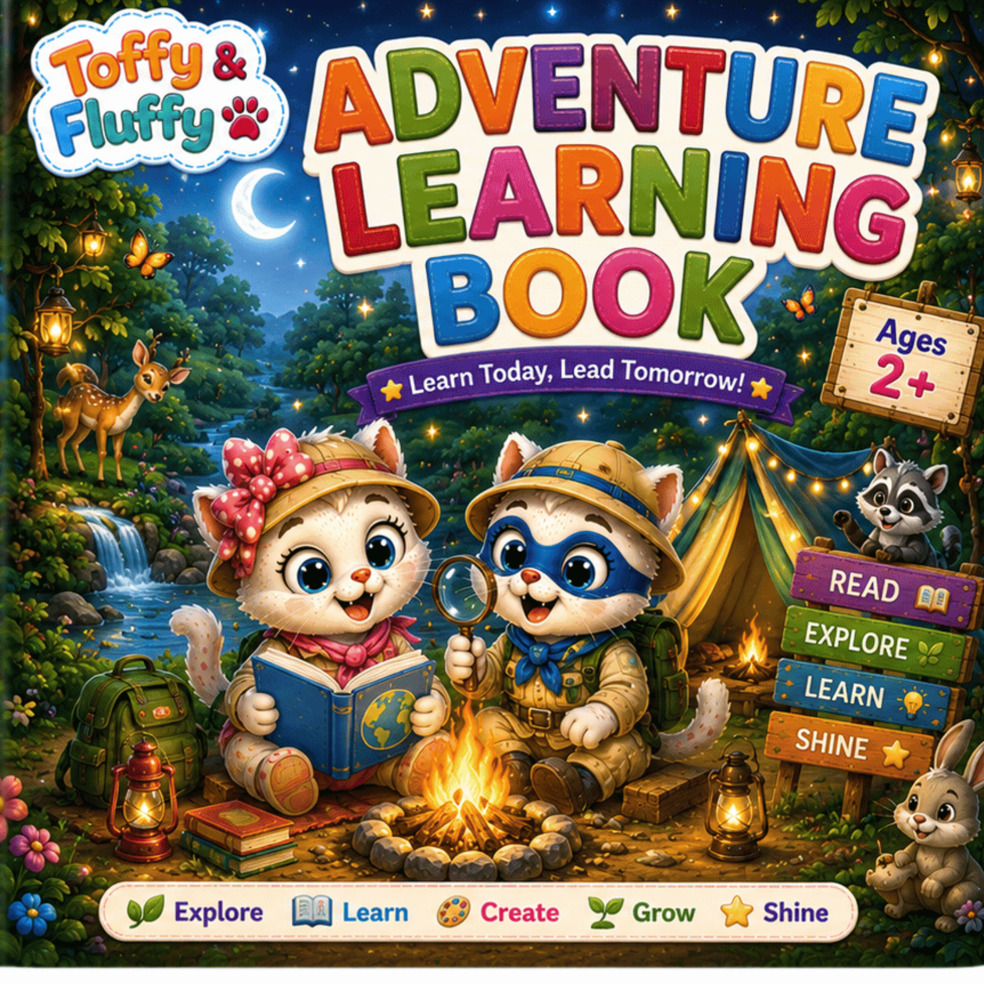 Adventure Learning Book – Toffy & Fluffy