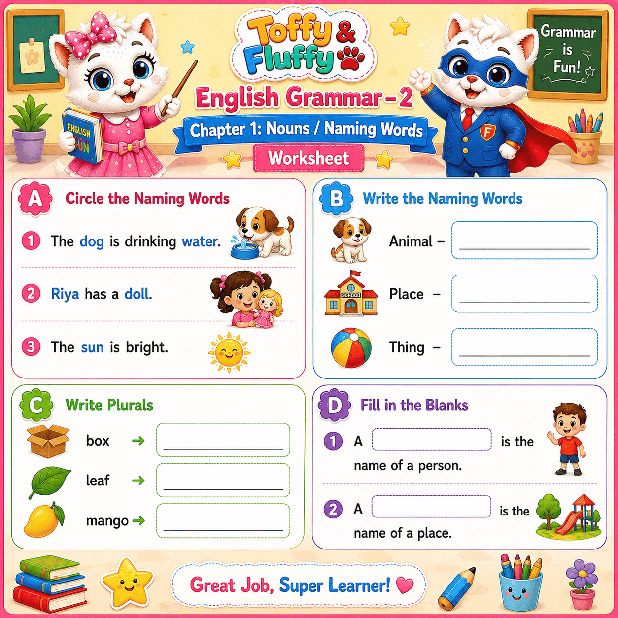 Grammer Worksheet