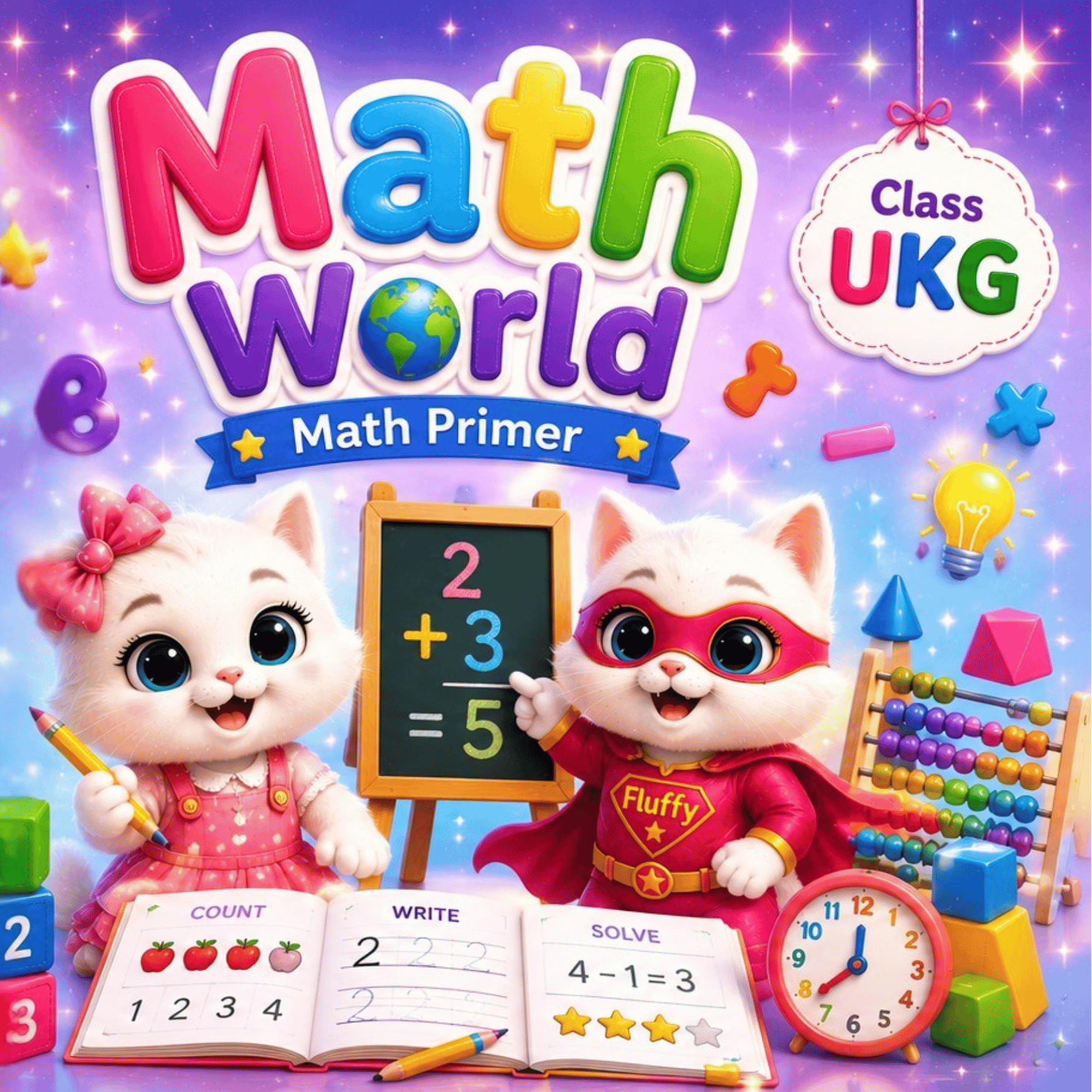 Math World UKG – Toffy & Fluffy